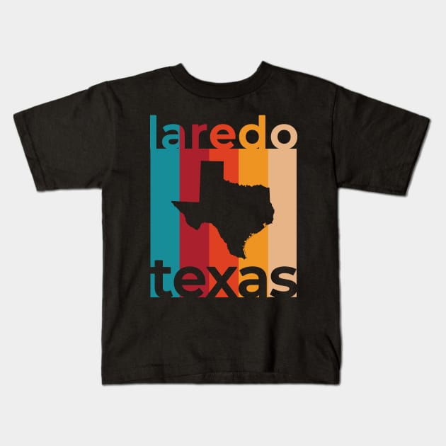 Laredo Texas Retro Kids T-Shirt by easytees